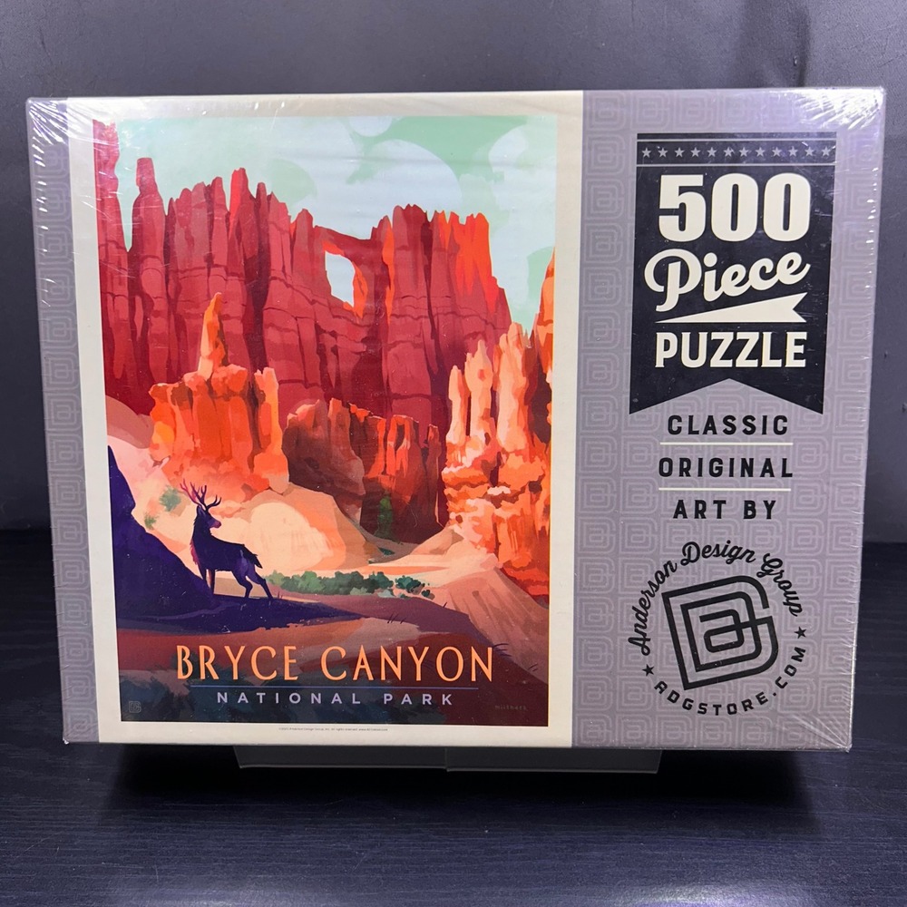 NIB MyPuzzle Anderson Design Group Bryce Canyon National Park 500pc Puzzle Set